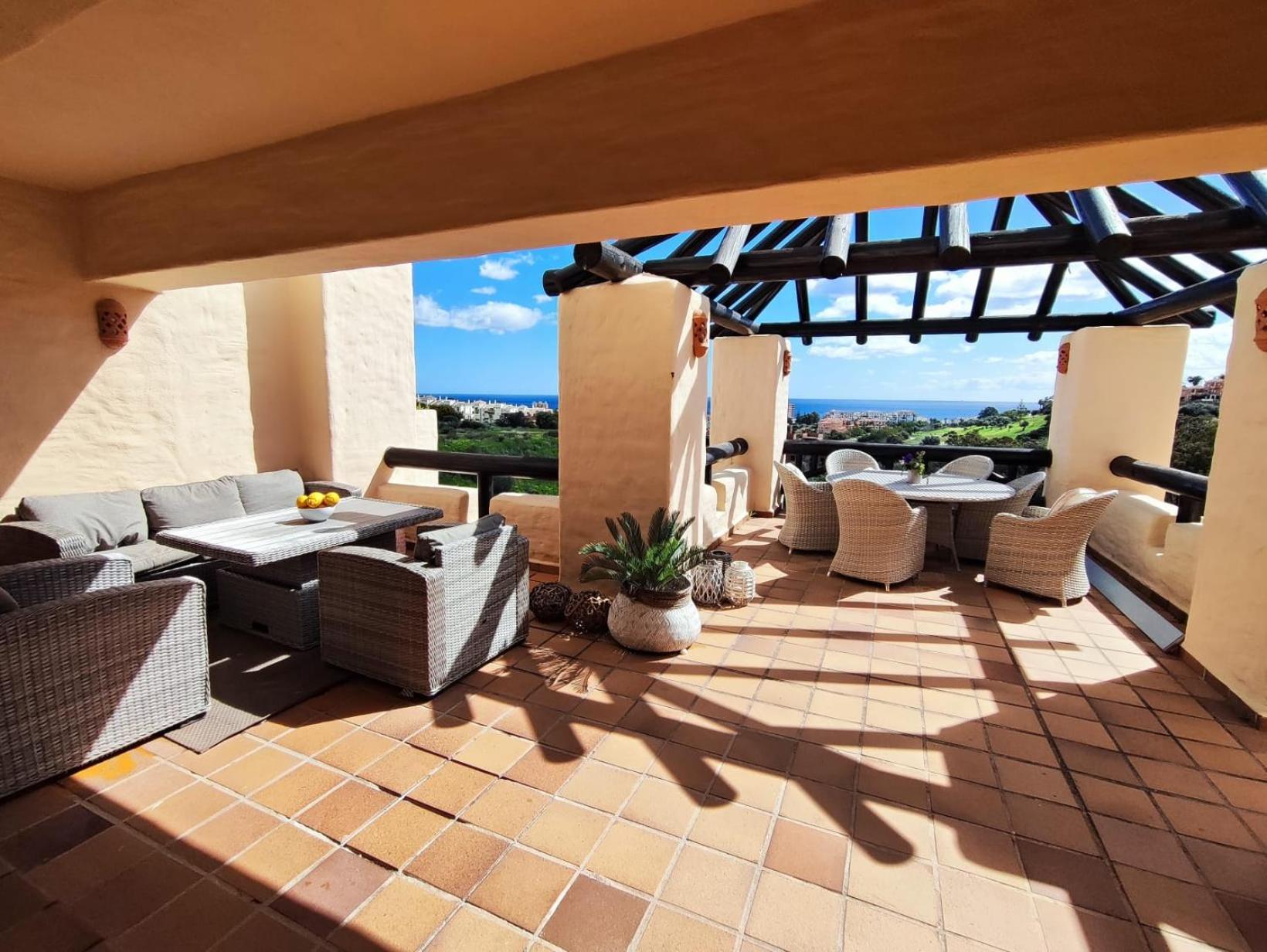 Apartament 15 First Line Penthouse With Wonderful Seaview Near Duquesa Golf Manilva Andalucia Zewnętrze zdjęcie